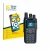 Front side of a product packaging with the brand logo BROTECT. Next to it is the device AnyTone AT-D878UV II Plus shown with t