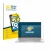 Front side of a product packaging with the brand logo BROTECT. Next to it is the device ASUS Vivobook S16 OLED M5606 shown wit