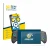 Front side of a product packaging with the brand logo BROTECT. Next to it is the device OneXPlayer X1 Mini shown with the corr