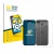 Front side of a product packaging with the brand logo BROTECT. Next to it is the device Apple iPhone 16e (Front+Back) shown wi