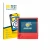 Front side of a product packaging with the brand logo BROTECT. Next to it is the device PicPak E-Ink Display shown with the co