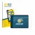 Front side of a product packaging with the brand logo BROTECT. Next to it is the device realme Pad 3 shown with the correspond