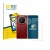 Front side of a product packaging with the brand logo BROTECT. Next to it is the device Honor Magic V6 (Front+Camera) shown wi