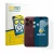 Front side of a product packaging with the brand logo BROTECT. Next to it is the device Apple iPhone 18 Pro (Front+Camera) sho