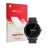 Front side of a product packaging with the brand logo upscreen. Next to it is the device Watches (Circular, ø: 32 mm) shown wi