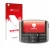Front side of a product packaging with the brand logo upscreen. Next to it is the device Nokia 3720 classic shown with the cor