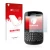 Front side of a product packaging with the brand logo upscreen. Next to it is the device RIM BlackBerry Bold Touch 9900 shown 