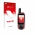 Front side of a product packaging with the brand logo upscreen. Next to it is the device Garmin Astro 320 shown with the corre