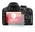 Image of the device Nikon D3200 with a wide variety of screen protectors.