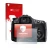 Front side of a product packaging with the brand logo upscreen. Next to it is the device Sony Alpha 57 (SLT-A57) shown with th