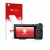 Front side of a product packaging with the brand logo upscreen. Next to it is the device Sony Alpha NEX-5R shown with the corr