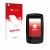 Front side of a product packaging with the brand logo upscreen. Next to it is the device Garmin Edge 810 shown with the corres