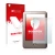 Front side of a product packaging with the brand logo upscreen. Next to it is the device Tolino Shine shown with the correspon