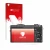 Front side of a product packaging with the brand logo upscreen. Next to it is the device Sony Alpha 5100 (DSLR-A5100) shown wi