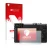 Front side of a product packaging with the brand logo upscreen. Next to it is the device Panasonic Lumix DMC-TZ70 shown with t