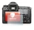 Image of the device Pentax K-3 II with a wide variety of screen protectors.