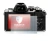 Image of the device Olympus OM-D E-M10 Mark II with a wide variety of screen protectors.