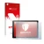 Front side of a product packaging with the brand logo upscreen. Next to it is the device Samsung Galaxy Book 12 shown with the