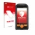 Front side of a product packaging with the brand logo upscreen. Next to it is the device Satmap Active 20 shown with the corre