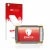 Front side of a product packaging with the brand logo upscreen. Next to it is the device Topcon FC-5000 shown with the corresp