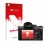 Front side of a product packaging with the brand logo upscreen. Next to it is the device Sony Alpha 7 III (ILCE-7M3) shown wit