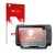 Front side of a product packaging with the brand logo upscreen. Next to it is the device Garmin Striker Plus 7cv shown with th