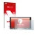 Front side of a product packaging with the brand logo upscreen. Next to it is the device Sony XAV-AX3005DB shown with the corr