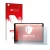 Front side of a product packaging with the brand logo upscreen. Next to it is the device Lenovo Yoga SmartTab shown with the c