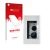 Front side of a product packaging with the brand logo upscreen. Next to it is the device Ring Video Doorbell Elite shown with 