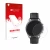 Front side of a product packaging with the brand logo upscreen. Next to it is the device Samsung Galaxy Watch 3 (45mm) shown w