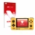 Front side of a product packaging with the brand logo upscreen. Next to it is the device Retroid Pocket 2 shown with the corre