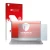 Front side of a product packaging with the brand logo upscreen. Next to it is the device MEDION Akoya S17403 shown with the co