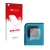 Front side of a product packaging with the brand logo upscreen. Next to it is the device Samsung Galaxy A12 (ONLY Camera Lens)