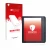 Front side of a product packaging with the brand logo upscreen. Next to it is the device Kobo Libra 2 shown with the correspon