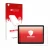 Front side of a product packaging with the brand logo upscreen. Next to it is the device Microsoft Surface Go 3 shown with the