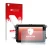Front side of a product packaging with the brand logo upscreen. Next to it is the device Isudar T72 8" shown with the correspo