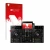 Front side of a product packaging with the brand logo upscreen. Next to it is the device Pioneer XDJ-RX3 shown with the corres