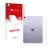 Front side of a product packaging with the brand logo upscreen. Next to it is the device Apple iPad Air 5 WiFi 2022 (Back, 5th
