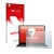 Front side of a product packaging with the brand logo upscreen. Next to it is the device Microsoft Surface Laptop 5 15" shown 