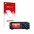 Front side of a product packaging with the brand logo upscreen. Next to it is the device Yaesu FT-710 shown with the correspon