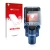 Front side of a product packaging with the brand logo upscreen. Next to it is the device Bosch D-tect 200 C Wallscanner shown 