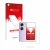 Front side of a product packaging with the brand logo upscreen. Next to it is the device Oppo Find N2 Flip (Back display) show