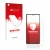 Front side of a product packaging with the brand logo upscreen. Next to it is the device Infinix Note 30 5G shown with the cor