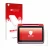 Front side of a product packaging with the brand logo upscreen. Next to it is the device medDV NIDApad shown with the correspo