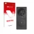 Front side of a product packaging with the brand logo upscreen. Next to it is the device Aqara SVD-KIT1 (Smart video doorbell 
