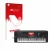 Front side of a product packaging with the brand logo upscreen. Next to it is the device Yamaha Genos2 shown with the correspo