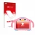 Front side of a product packaging with the brand logo upscreen. Next to it is the device okulaku KIDS03-Pro03 7" shown with th