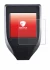 Image of the device Trezor Model T with a wide variety of screen protectors.
