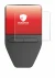 Image of the device Trezor Safe 3 with a wide variety of screen protectors.