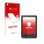 Front side of a product packaging with the brand logo upscreen. Next to it is the device Kobo Clara BW shown with the correspo